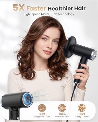 Mini Travel Hair Dryer Dual Voltage Europe, High-Speed Foldable - Image 3
