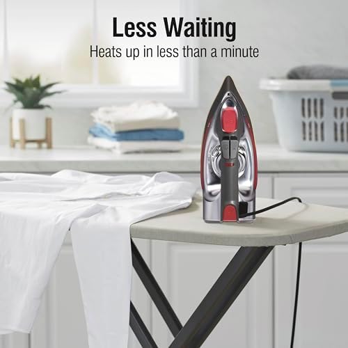 CHI Steam Iron for Clothes with Vertical Steam Burst, 1700 Watts, 8" Cord - Image 6