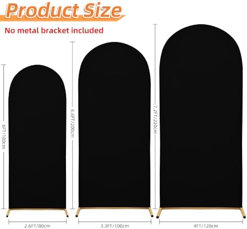 5FT Wedding Arch Cover – Stretchy Spandex Fabric Backdrop for Arch Stand - Image 2