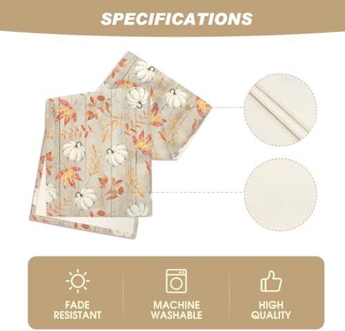 Artoid Mode 210 GSM Fall Table Runner Home Party Decor 13x72 Inch - Image 5