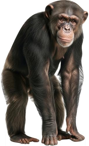 Gorilla 6FT Life Size Cardboard Cutout, Fun Animal Standup, 1 PC by Unknown