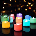 Homemory 50-Pack 7-Color Changing Flameless Tea Light Candles, 200+ Hours by Homemory