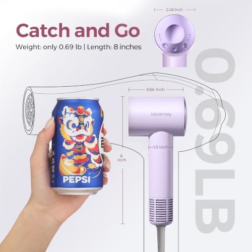 Dual Voltage Hair Dryer for Worldwide Travel for 5X Faster Drying - Image 6