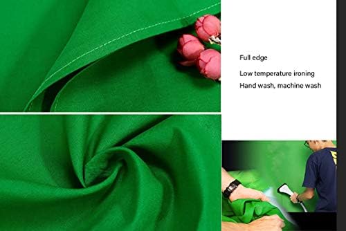 Green Screen Backdrop 10x12ft Photo Backdrop Chromakey Muslin Portrait Green Backdrop for PS Keying/Video Creation/Studio Portrait Shoots - Image 6