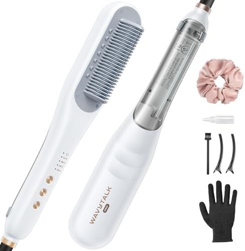 Wavytalk Pro Steam Hair Straightener Brush Steamline Pro Straightener Brush by wavytalk-HairTalks