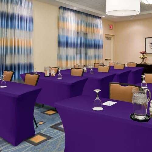 Spandex Table Cloths for 6 foot Rectangle Tables-Fitted Stretch Table Cover - Image 7