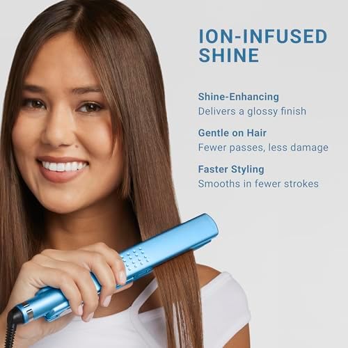BaBylissPRO 1 1/4" Digital Ionic Flat Iron, Hair Straightener, Shorter Plates - Image 5
