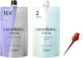 Japanese Hair Rebonding and Straightening Treatment - Permanent Crystallizing Straightener (1EX) with Neutralizing Cream (2) for Very Resistant Hair, Includes Hair Brush by Unknown