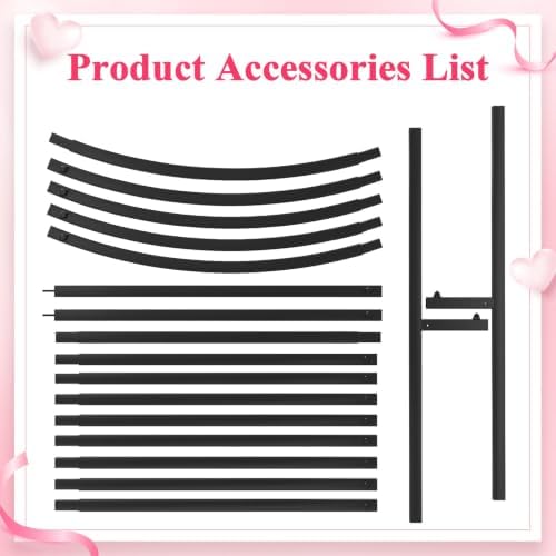 Wokceer 7.2FT Arch Backdrop Stand Gold Metal Wedding Arch Backdrop Stand - Image 5