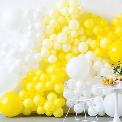 PartyWoo Yellow Balloons 50pcs Latex Helium Balloons 12 Inch - Image 3
