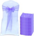 MDS Pack of 150 Organza Chair Sashes for Wedding & Event Décor – Lavander by MDS