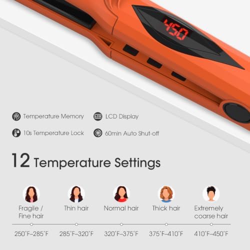 BANGMENG Small Flat Iron, 1/2 Inch Mini Hair Straightener for Short Hair - Image 3