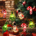 Coquimbo Christmas Lights Decorations, 10FT 30LED Christmas Tree Snowman Crutch String Lights for Home Party Indoor Outdoor Xmas Festive Holiday Decorations by Coquimbo