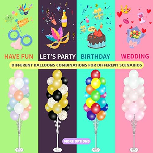 Balloon Column Stand Kit Set of 2 - Balloon Stand with Base, and Pole,Balloon Tower Backdrop Decoration for Wedding, Baby Shower, Birthday Party, or Bachelorette Parties - Image 4