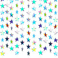 Patelai 130ft Glitter Star Garland Hanging Banner, Holographic Iridescent by Patelai