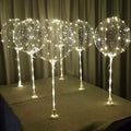 Lightsfever Warm White 6PC LED Light up Balloons with Sticks, DIY Decor Kit by lightsfever