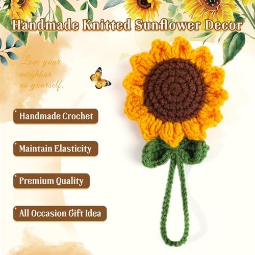 Sunflower Planner Gift Set for Women - 1 Sticker Book of 600+ Stickers, 1 Weekly Planner, 1 Crochet Keychain, 1 Metal Bookmark, 12 Prayer Cards, Gift for Women Men Teens Christian Birthday Mothers Day - Image 5