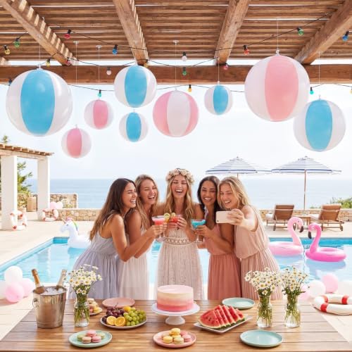 MiniInflat Pastel Beach Balls Decoration Inflatable - Image 5