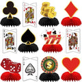12Pcs Casino Theme Party Decorations, Casino Centerpieces for Table by Adeyoo