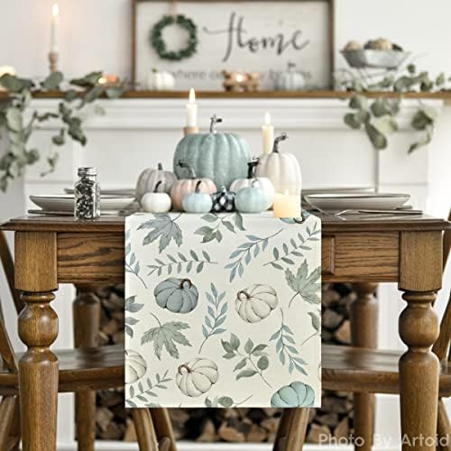 Artoid Mode 210 GSM Fall Table Runner Home Party Decor 13x120 Inch - Image 2