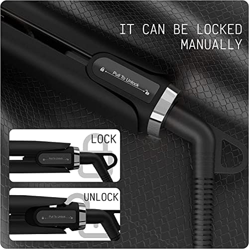 Mini 1/2" Flat Iron, Tourmaline Titanium Hair Straightener for Short Hair - Image 4