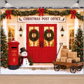 Christmas Backdrop, Post Office Winter Photography Background, 8x6ft by Unknown