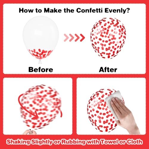 Valentine's Balloons, Pink Red for Engagement Valentine's Day Party Decor - Image 7