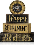 Moucuny 4 Pcs Retirement Party Decorations Happy Retirement Table Decor by Moucuny