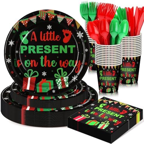 168 a Little Present Is on The Way Baby Shower Party Supplies by Sunnychicc