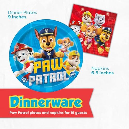 Paw Patrol Birthday Decorations and Party Supplies with Party Favors - Image 4