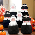 Fourluoo 6 Pcs Fall Pilgrim Honeycomb Centerpiece, Thanksgiving Table Decor by Fourluoo