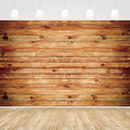 10x8FT Polyester Rustic Wooden Board Backdrop Vintage Natural Brown Wood Photography Background Supplies for Birthday Party Banner Baby Shower Photo Booth Props Cake Table Decoration by Unknown