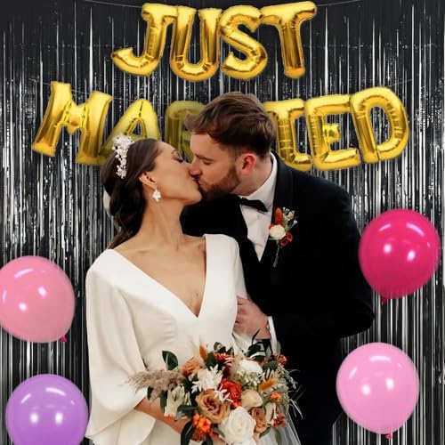 3 Pack 3.28ft x 6.56ft Black Metallic Tinsel Foil Fringe Curtains, Photo Booth Backdrop Party Decorations for Birthday Wedding Baby Shower Graduation Bachelorette New Years - Image 4