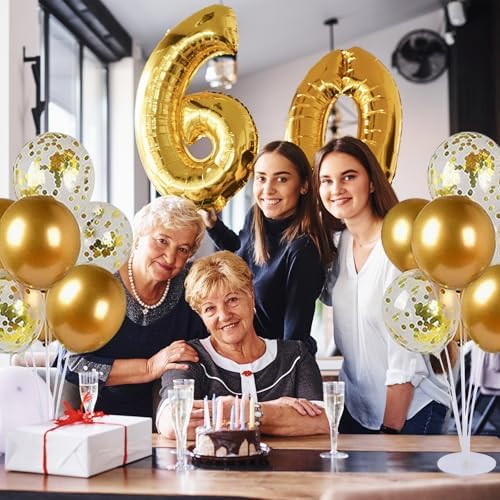 Balloon Stand Kit For Table - 12 Sets Balloon Sticks with Base For Birthday Graduation Party Decorations - Image 6