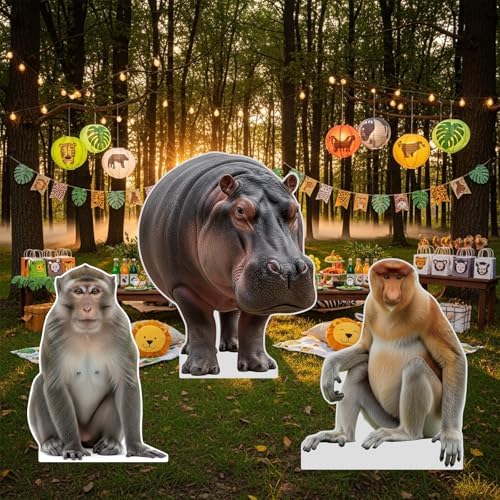 Gorilla 6FT Life Size Cardboard Cutout, Fun Animal Standup, 1 PC - Image 5