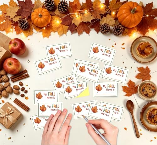 Autumn Party Icebreaker Wooden Sign, What's Your Fall Name Game - Image 4