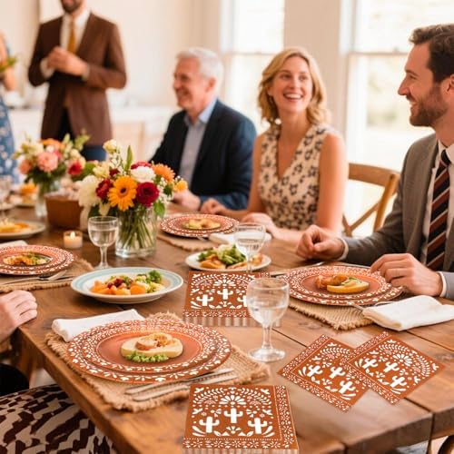 180Pcs Cielito Lindo Party Decoration Plates and Napkins,Servrs 60 - Image 7