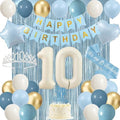 Trgowaul Light Blue 10th Birthday Decorations for Girls by Trgowaul