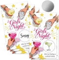 50 Pcs Girls Night Scratch off Game Cards for Bachelorette Party by Unknown