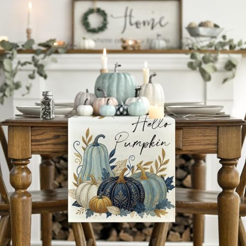 Artoid Mode 210 GSM Fall Table Runner Home Party Decor 13x36 Inch - Image 2