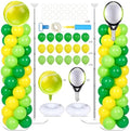 2 Sets Tennis Racket Balloon Column Stand Adjustable Sports Balloon Decor by Naozinebi