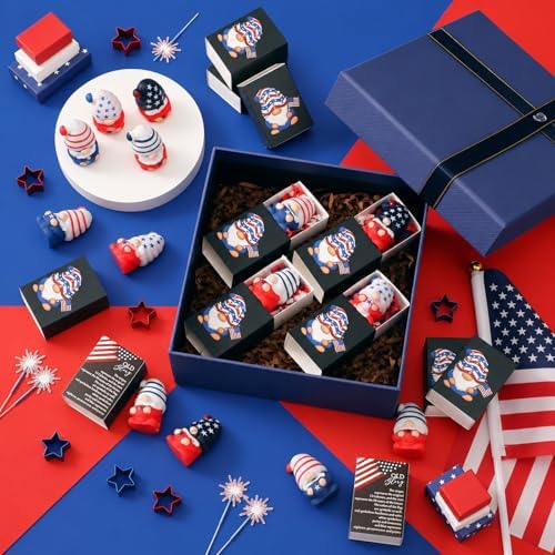 48 Sets Patriotic Gnome Gifts Veterans Day Party Favors Desk Decor Figures - Image 5