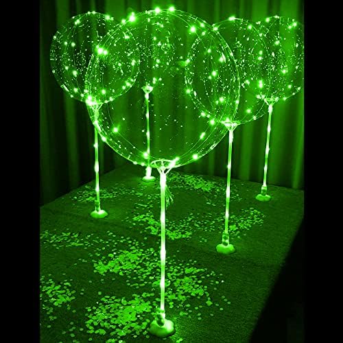 Lightsfever 6PCS LED Light Up Balloons with Sticks, Centerpieces for Party - Image 3