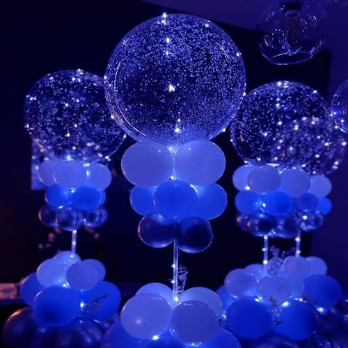 Lightsfever 6PCS LED Light Up Balloons with Sticks, Centerpieces for Party - Image 6