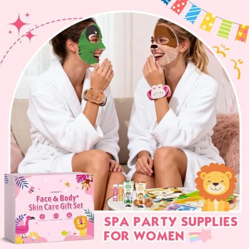 KONEUK 70PCS Animal Spa Party Supplies for Girls, Spa Party Favors Kit - Image 4