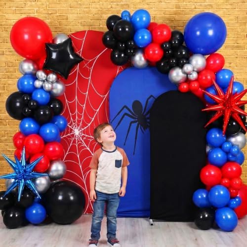 137 Pcs Spider Web Theme Party Decoration Kit for Birthday Party - Image 7