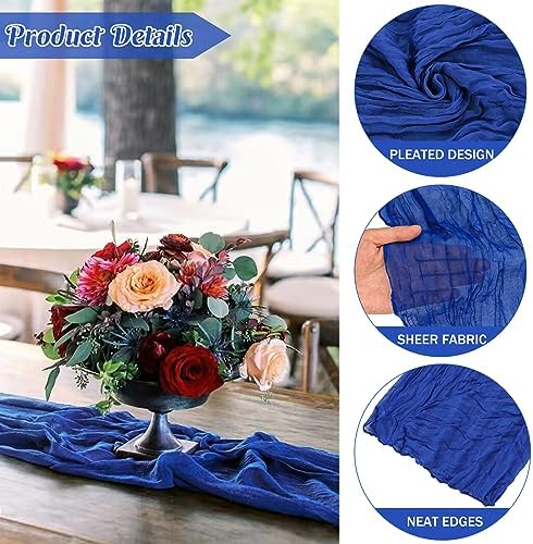 10FT Cheesecloth Table Runner Boho Party Home Decorations - Image 2
