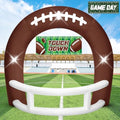 8FT Brown White Inflatable Football Helmet Arch with LED Lights by Eyourlife