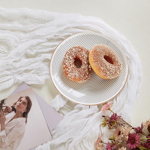 6 Pack White Cheesecloth Table Runner 35×120Inch Fall Boho Gauze Home Decor - Image 3