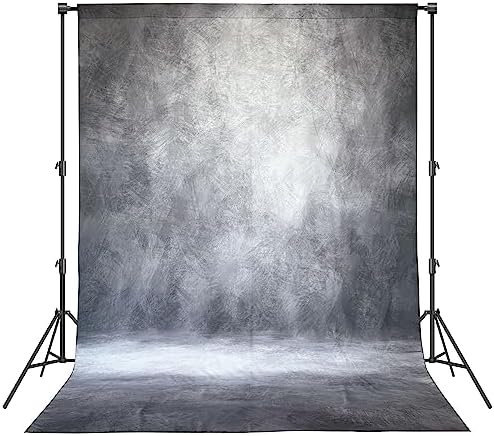 Abstract Photography Backdrop for Photoshoot 8x10ft,Grey,No Stand by Haboke
